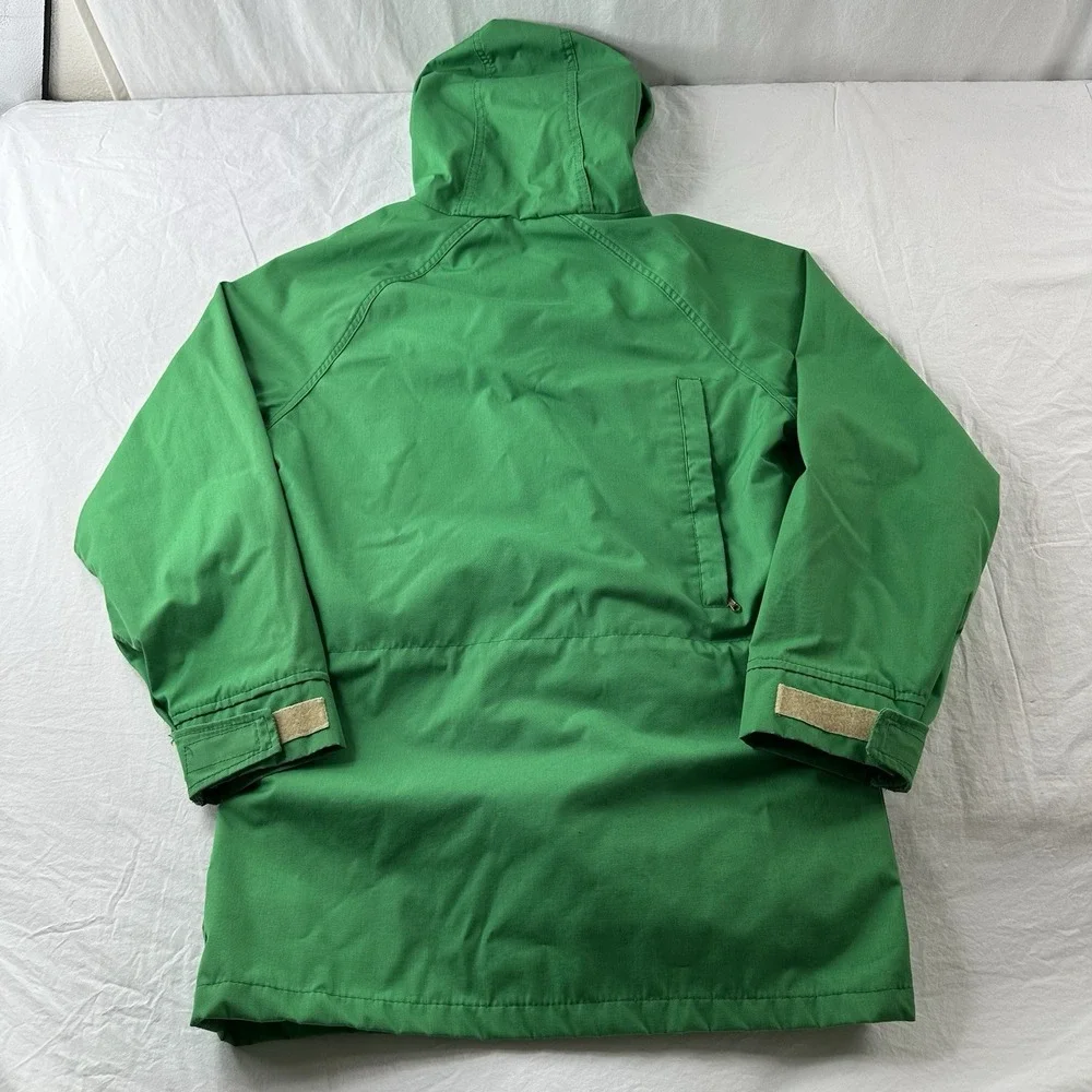 Vintage 90s Woolrich Waterproof Hooded Rain Jacket Kelly Green Size S Women's - Picture 3 of 14